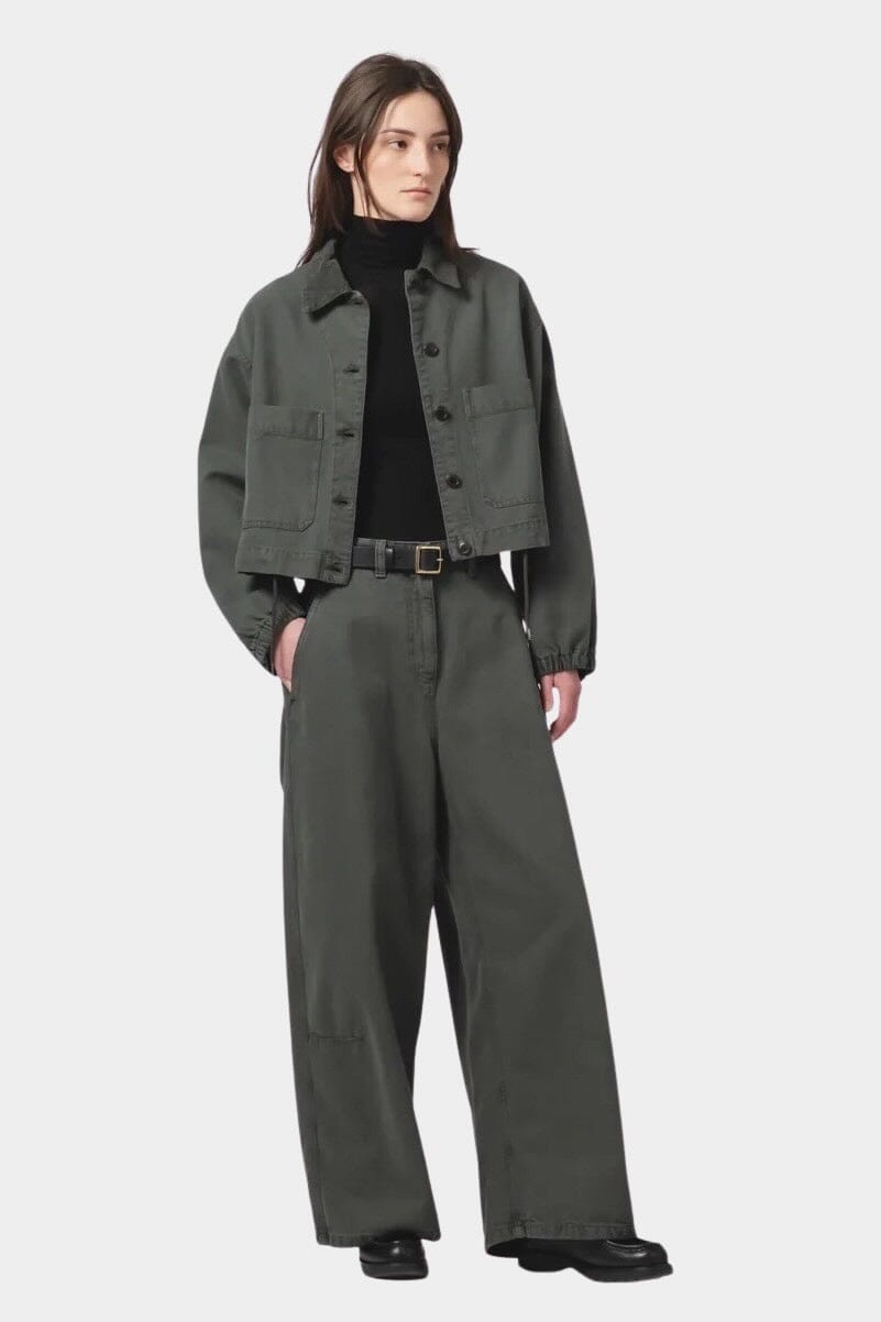 Girls Of Dust - Altanide Chino - Forest Green - Bottoms, YUCCA, Yucca store Denver, androgynous clothing, unisex clothing.