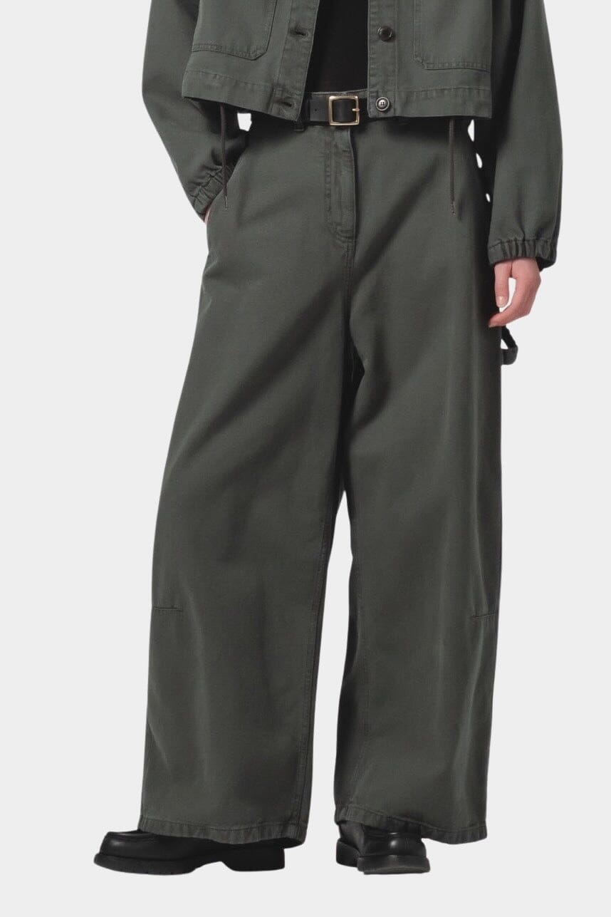 Girls Of Dust - Altanide Chino - Forest Green - Bottoms, YUCCA, Yucca store Denver, androgynous clothing, unisex clothing.