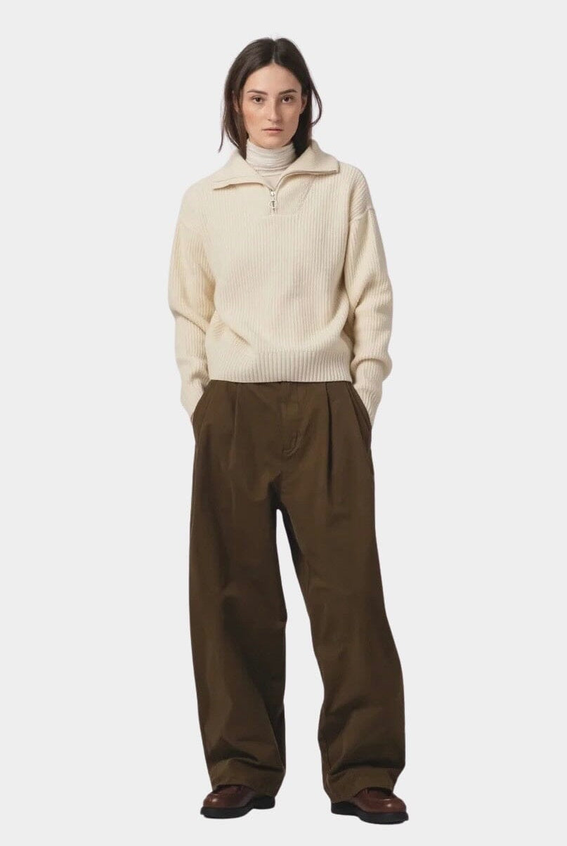 Girls Of Dust - U Ambassador Pants - Java Brown - Bottoms - YUCCA, androgynous clothing, unisex clothing, boutiques Denver.