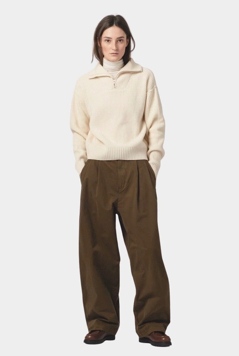 Girls Of Dust - U Ambassador Pants - Java Brown - Bottoms - YUCCA, androgynous clothing, unisex clothing, boutiques Denver.