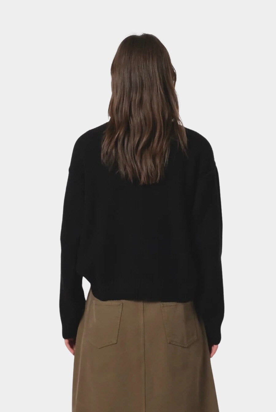 Girls Of Dust - Fly Deck Sweater - Delta Black - Knitwear - YUCCA, Women’s clothing store Denver, women’s clothing website.