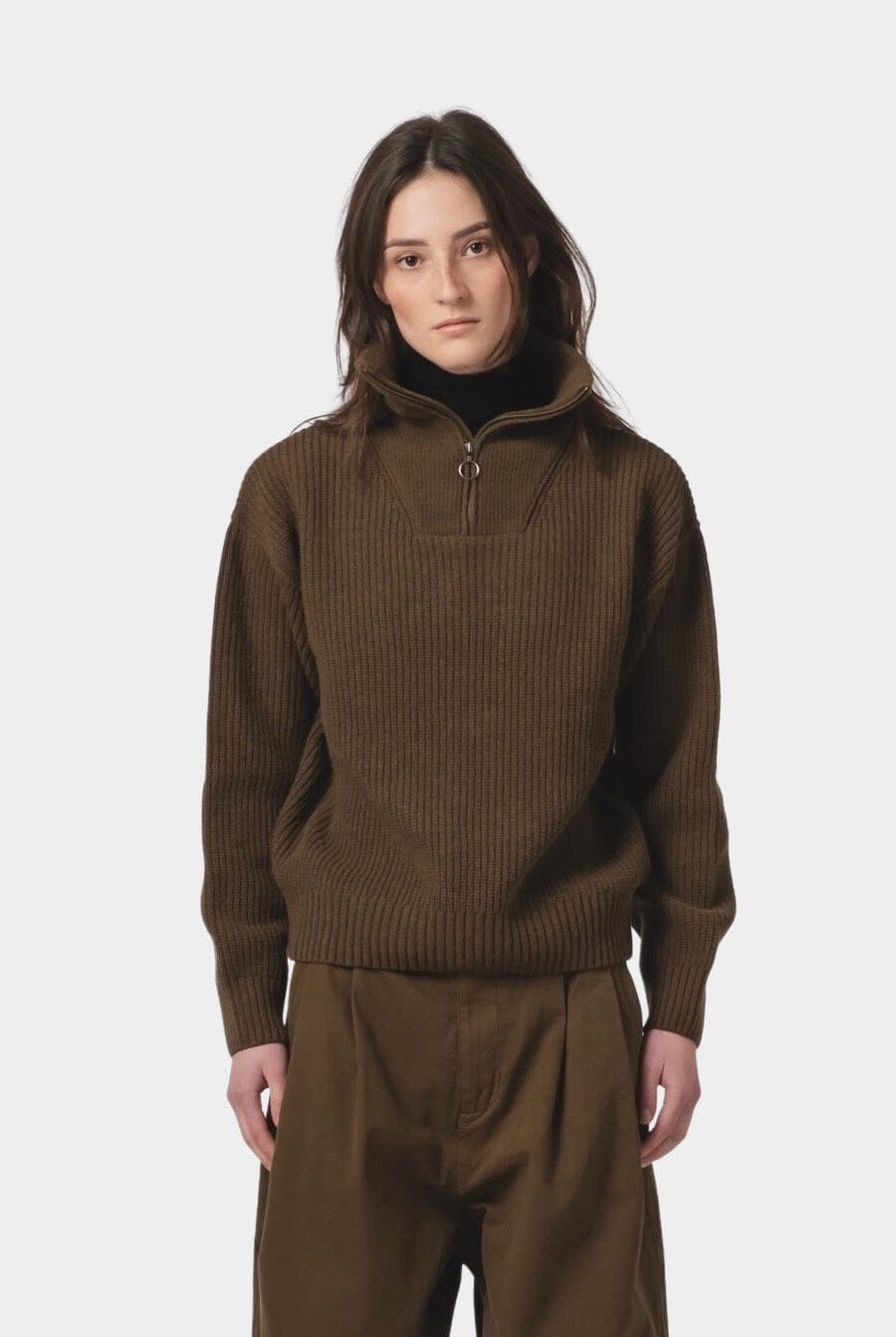 Girls Of Dust - Fly Deck Sweater - Delta Canteen - Knitwear - YUCCA, Women’s clothing store Denver, women’s clothing website.