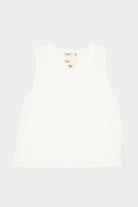 GIRLS OF DUST | Gazebo Cotton Tank Top In Milk - SHOP YUCCA Shirts & Tops GIRLS OF DUST - YUCCA, Yucca store Denver, women’s clothing boutique near me, high quality capsule wardrobe, boutiques near me, women’s high quality tops.