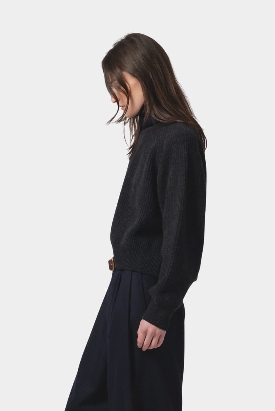 Girls Of Dust - Puddle Sweater - Delta Asphalt - Knitwear- YUCCA, Women’s clothing store Denver, women’s clothing website.