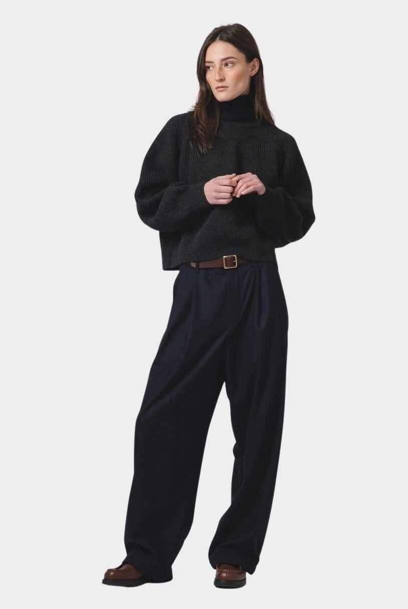 Girls Of Dust - Puddle Sweater - Delta Asphalt - Knitwear- YUCCA, Women’s clothing store Denver, women’s clothing website.