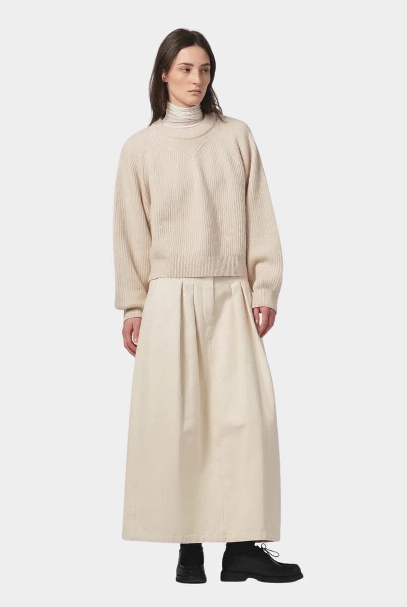 GIRLS OF DUST - Puddle Sweater - Delta Wheat - Knitwear - YUCCA, women’s clothing website, women’s high quality sweater.