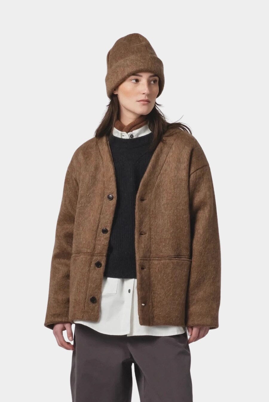 Girls Of Dust - Skully Hat - Java Brown - YUCCA, Beanies/Hats, artistic accessories, boutique near me, shop local denver.