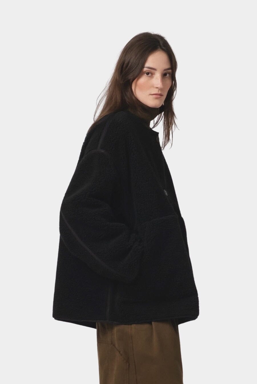 Girls Of Dust - Solar Reversible Jacket - Black - Jacket & Coats - YUCCA, womens clothing website, women’s quality outerwear.