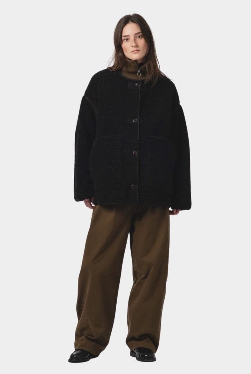 Girls Of Dust - Solar Reversible Jacket - Black - Jacket & Coats - YUCCA, womens clothing website, women’s quality outerwear.