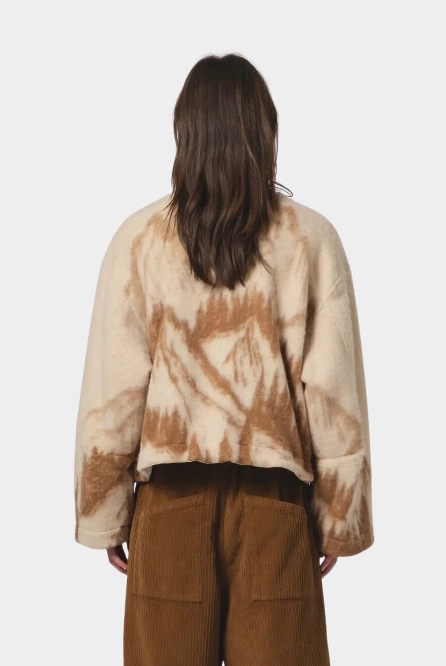 Girls Of Dust - Nuclear Jacket Mountain Jacquard - Brown/Cream - Jacket & Coats - YUCCA, Women’s store Denver, shop local.