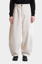 Girls Of Dust | Sultan Pants In Ecru - SHOP YUCCA Pants GIRLS OF DUST - YUCCA, Yucca store Denver, androgynous clothing, unisex clothing Denver, unisex clothing online.