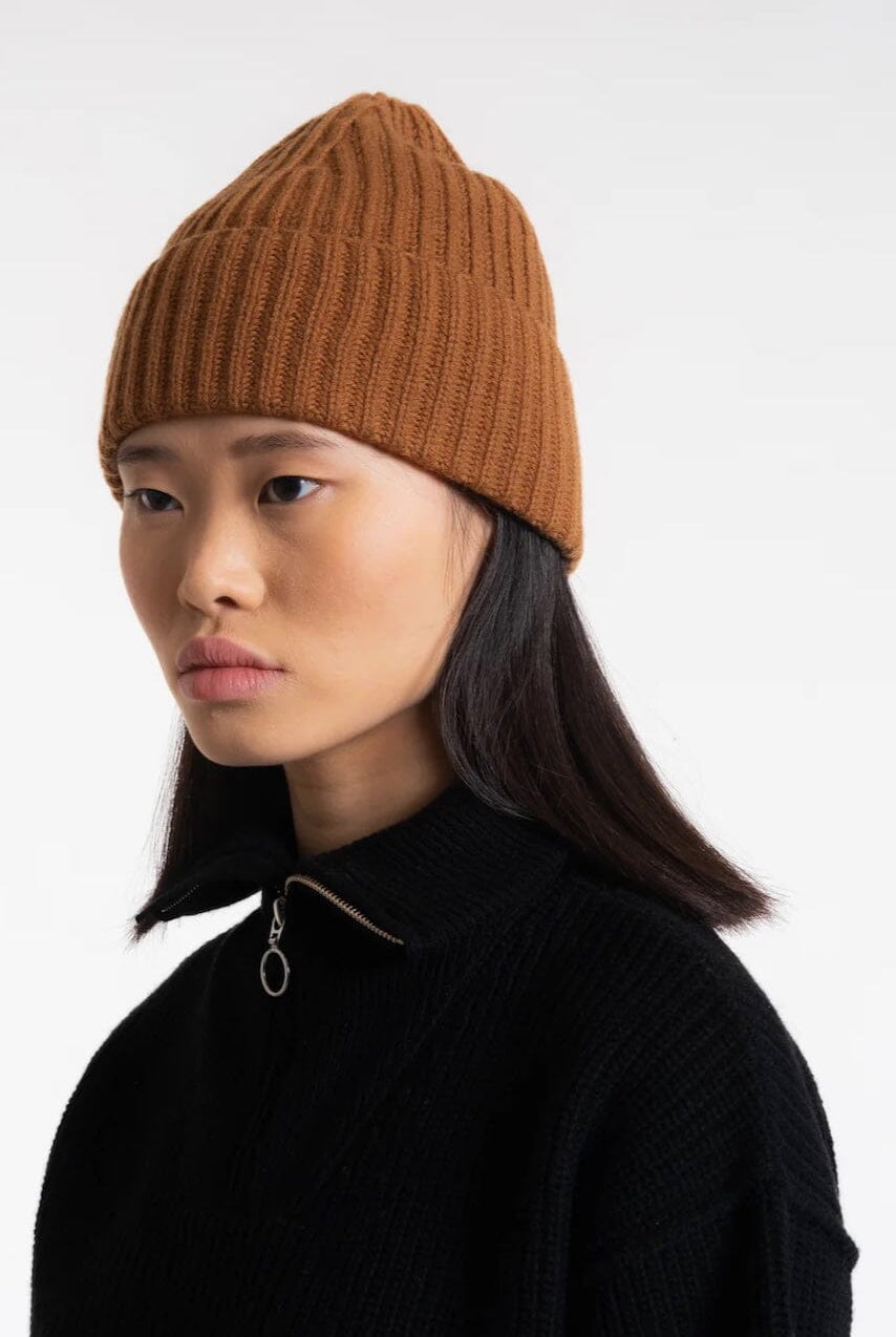 Girls Of Dust - Wool Cashmere Beanie - Cappuccino - Beanie - YUCCA, artistic accessories, boutique near me, shop local denver.