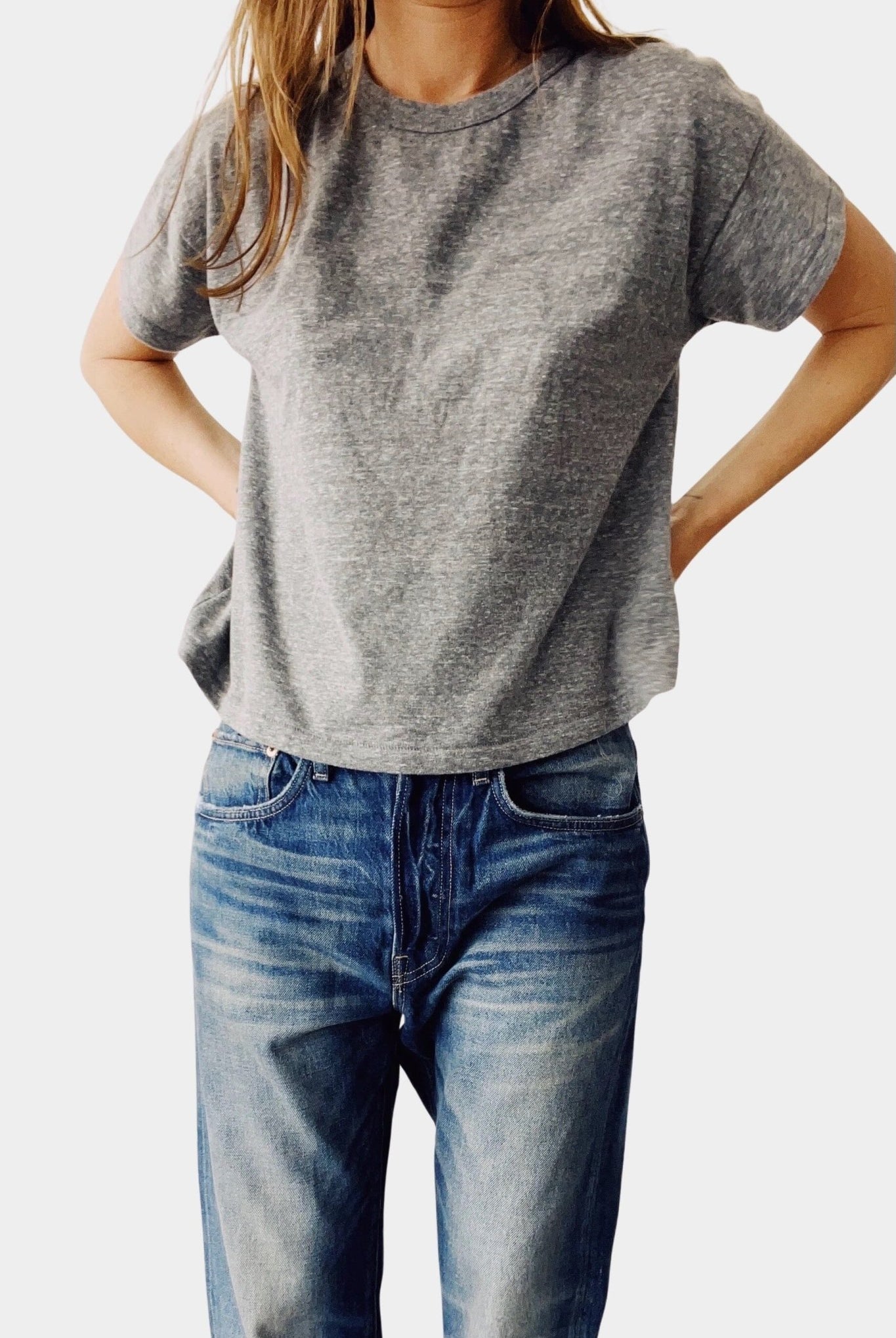 Hey Gang | Boxy Tee - P.E. Grey - Tops & Tees, YUCCA, Yucca Denver, women’s clothing boutique near me, boutiques near me.