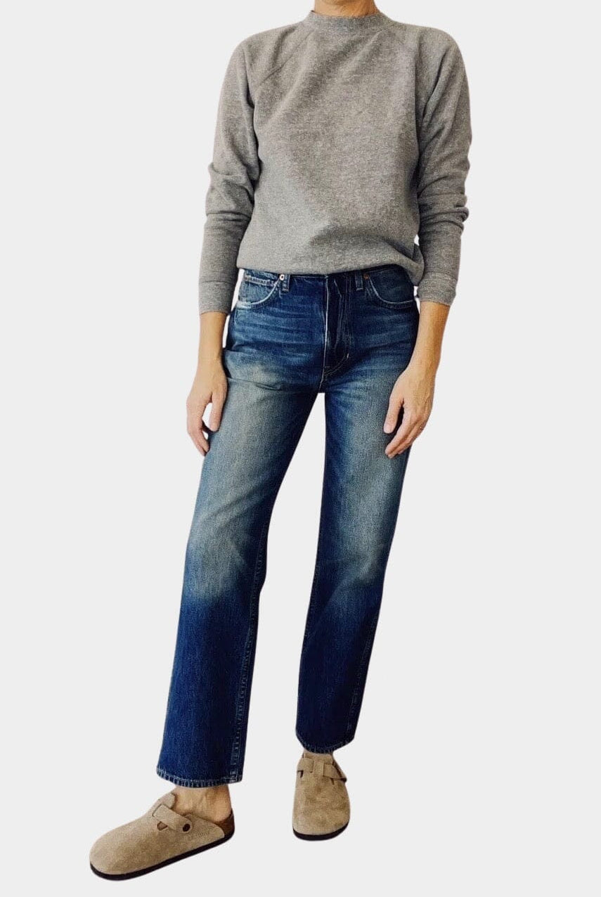 Hey Gang | The High Rise Straight In Richman Wash - SHOP YUCCA Pants HEY GANG - YUCCA, Best boutique shopping in Denver, boutiques Denver, high end denim jeans online, capsule wardrobe, shop local Denver.