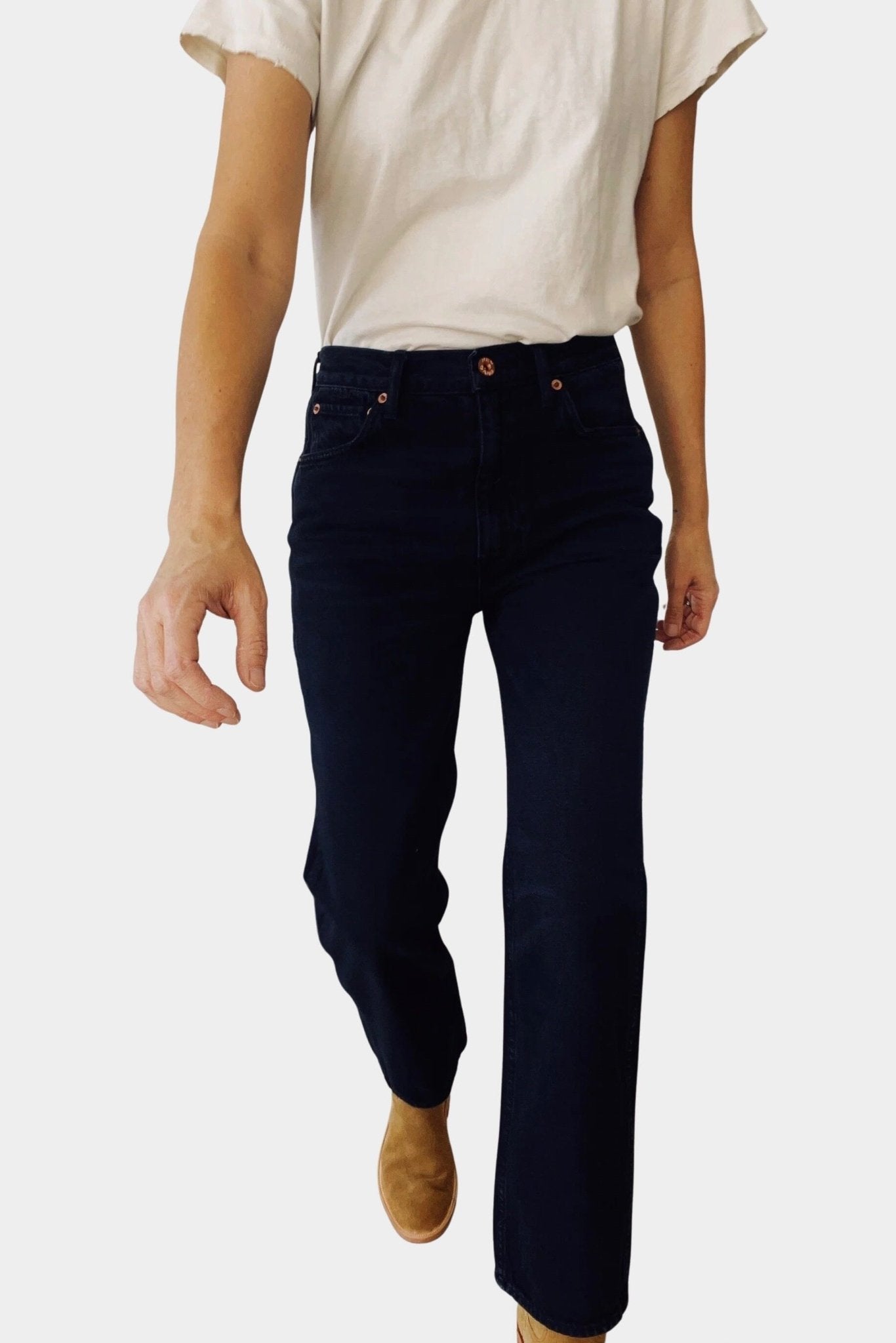 Hey Gang | The Straight - Washed Black - YUCCA Denim, Best boutique shopping in Denver, boutiques Denver, shop local Denver.