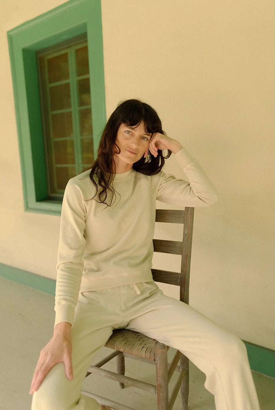 Hey Gang | The Sweatshirt In Tan - SHOP YUCCA Shirts & Tops HEY GANG - YUCCA, Yucca store Denver, women’s clothing boutique near me, high quality capsule wardrobe, boutiques near me, women’s high quality tops.