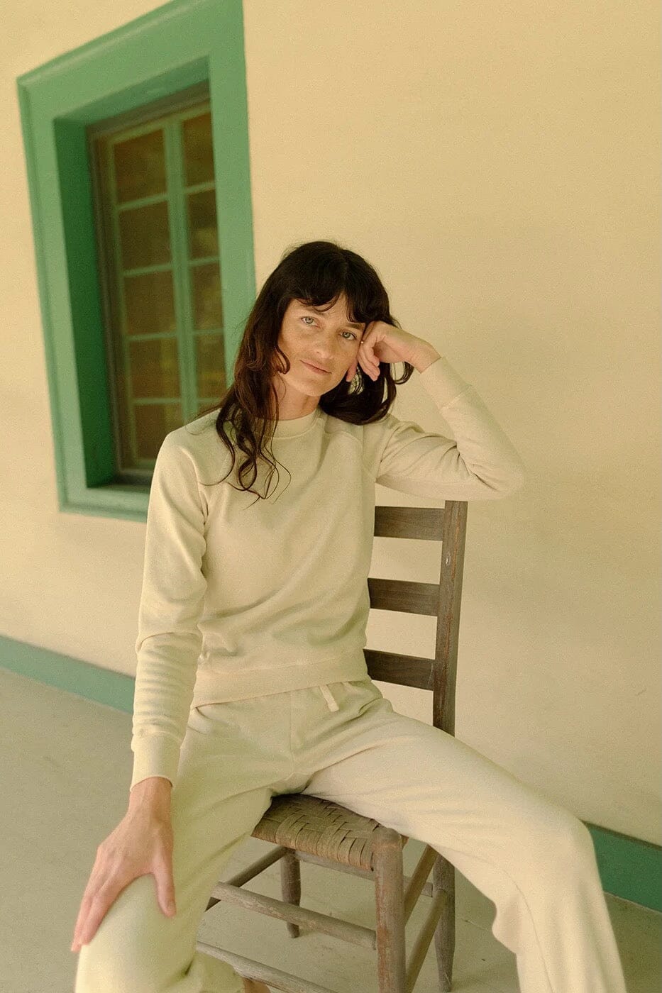 Hey Gang | The Sweatshirt In Tan - SHOP YUCCA Shirts & Tops HEY GANG - YUCCA, Yucca store Denver, women’s clothing boutique near me, high quality capsule wardrobe, boutiques near me, women’s high quality tops.