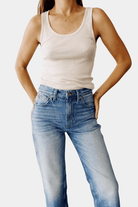 Hey Gang | The Tank Top In Tan - SHOP YUCCA Tank Top HEY GANG - YUCCA, Yucca store Denver, women’s clothing boutique near me, high quality capsule wardrobe, boutiques near me, women’s high quality tops.
