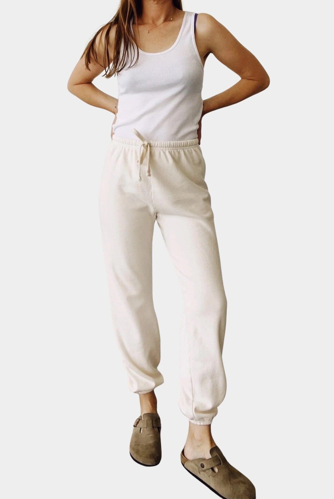 Hey Gang | The Tank Top In White - SHOP YUCCA Tank Top HEY GANG - YUCCA, Yucca store Denver, women’s clothing boutique near me, high quality capsule wardrobe, boutiques near me, women’s high quality tops.