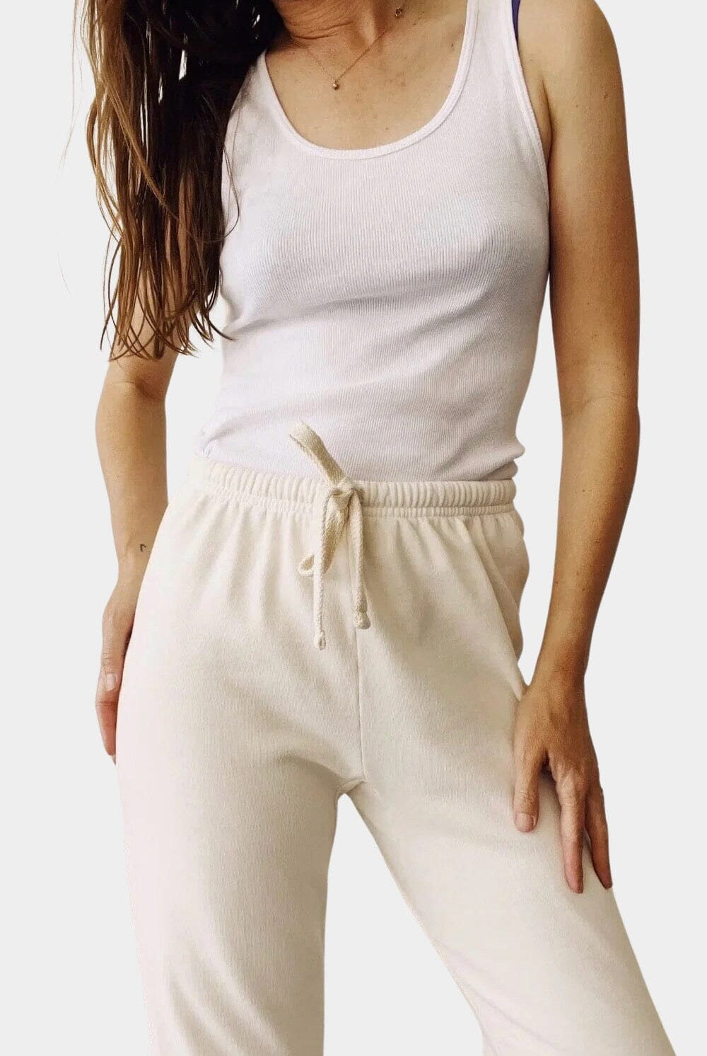 Hey Gang | The Tank Top In White - SHOP YUCCA Tank Top HEY GANG - YUCCA, Yucca store Denver, women’s clothing boutique near me, high quality capsule wardrobe, boutiques near me, women’s high quality tops.