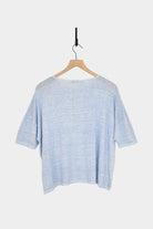 Ichi Antiquités | Natural Hand Dye Pullover In Light Indigo - SHOP YUCCA Shirts & Tops ICHI ANTIQUITÉS - YUCCA, Artistic clothing for women, boutique near me, boutique stores near me, capsule wardrobe, fashion for women over 50.