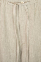 Ichi Antiquités | Color Linen Pants In Natural - SHOP YUCCA Pants ICHI ANTIQUITÉS - YUCCA, Women’s clothing store Denver, women’s Japanese clothing website, clothing boutiques near me, women’s elevated trousers.