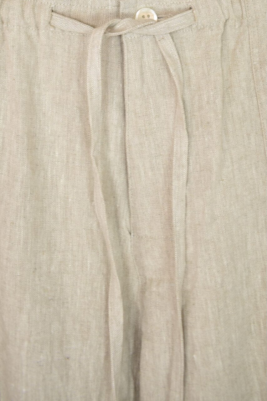 Ichi Antiquités | Color Linen Pants In Natural - SHOP YUCCA Pants ICHI ANTIQUITÉS - YUCCA, Women’s clothing store Denver, women’s Japanese clothing website, clothing boutiques near me, women’s elevated trousers.