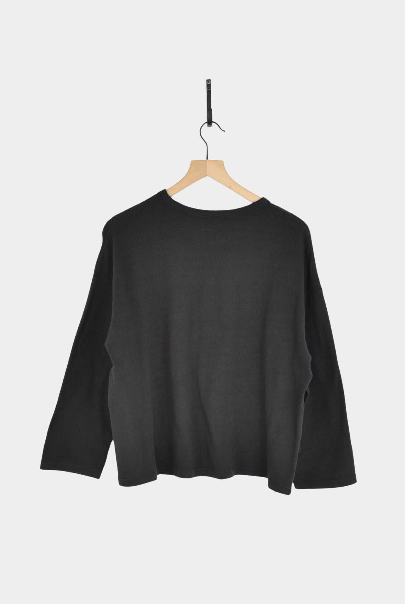 Ichi Antiquités - Cotton Pullover - Black - YUCCA, ageless fashion, Japanese clothing for women, at the moment clothes.