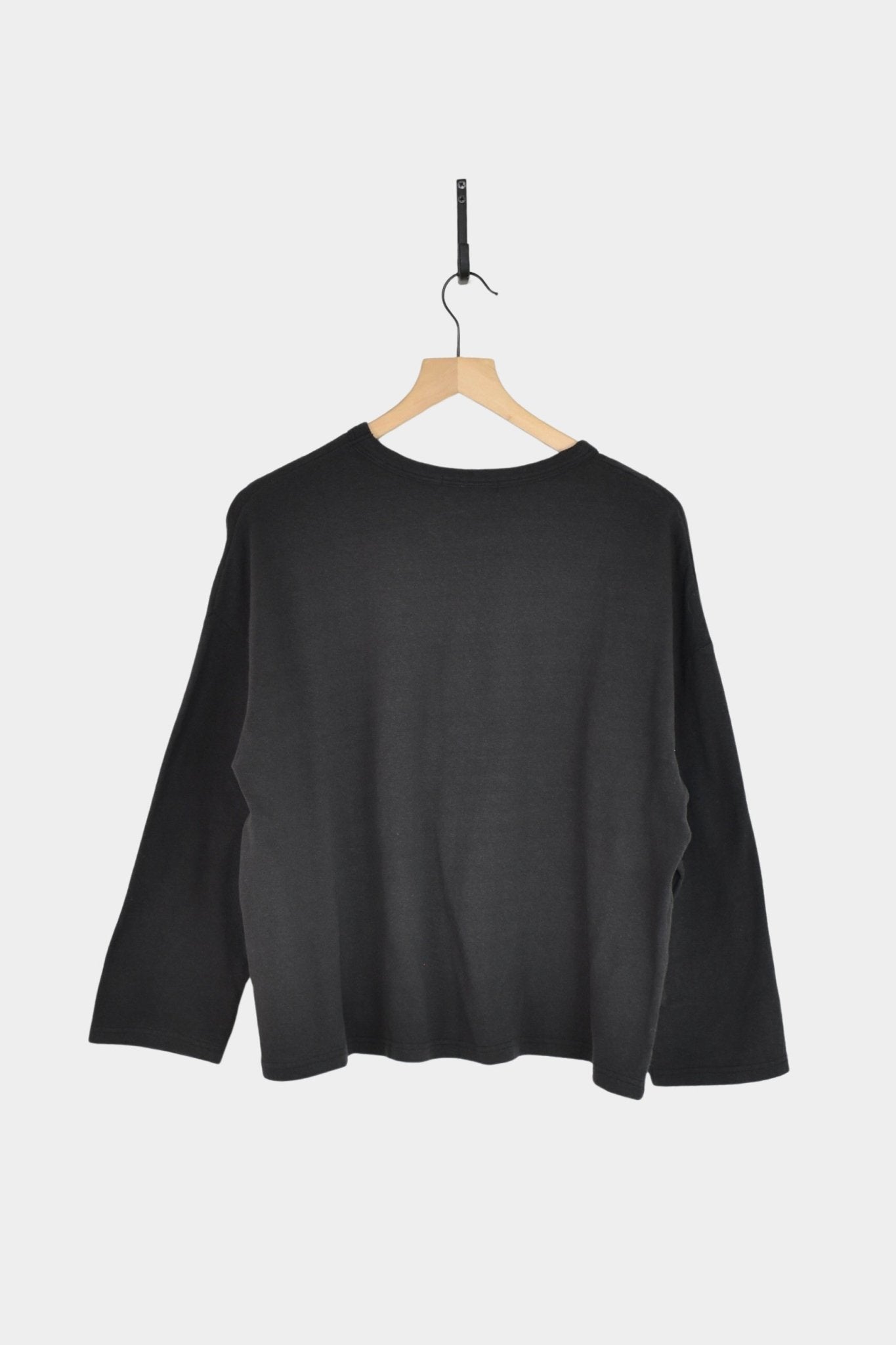 Ichi Antiquités - Cotton Pullover - Black - YUCCA, ageless fashion, Japanese clothing for women, at the moment clothes.