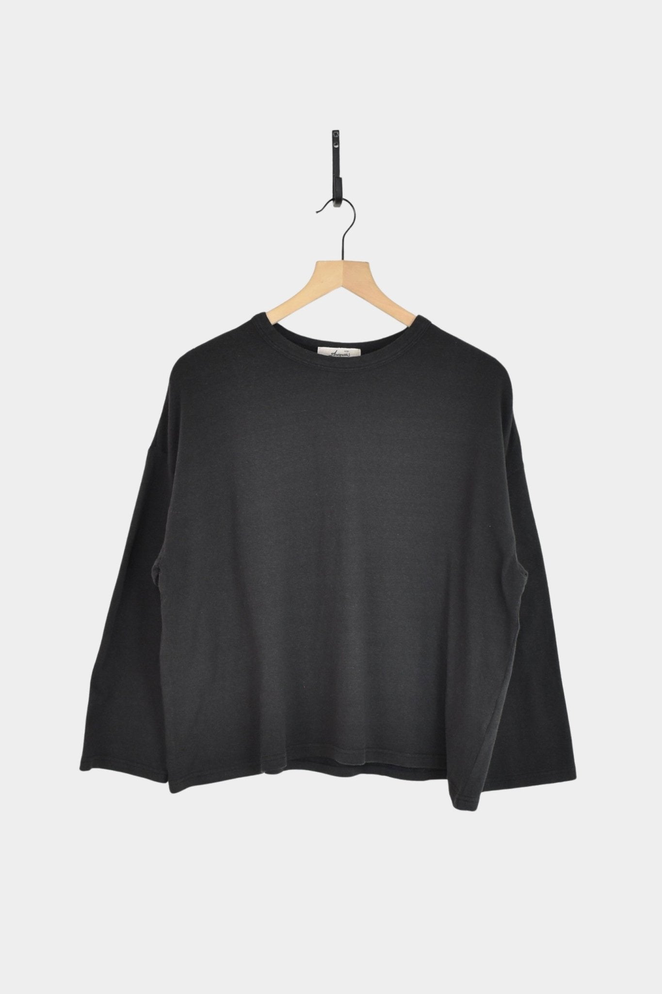 Ichi Antiquités - Cotton Pullover - Black - YUCCA, ageless fashion, Japanese clothing for women, at the moment clothes.