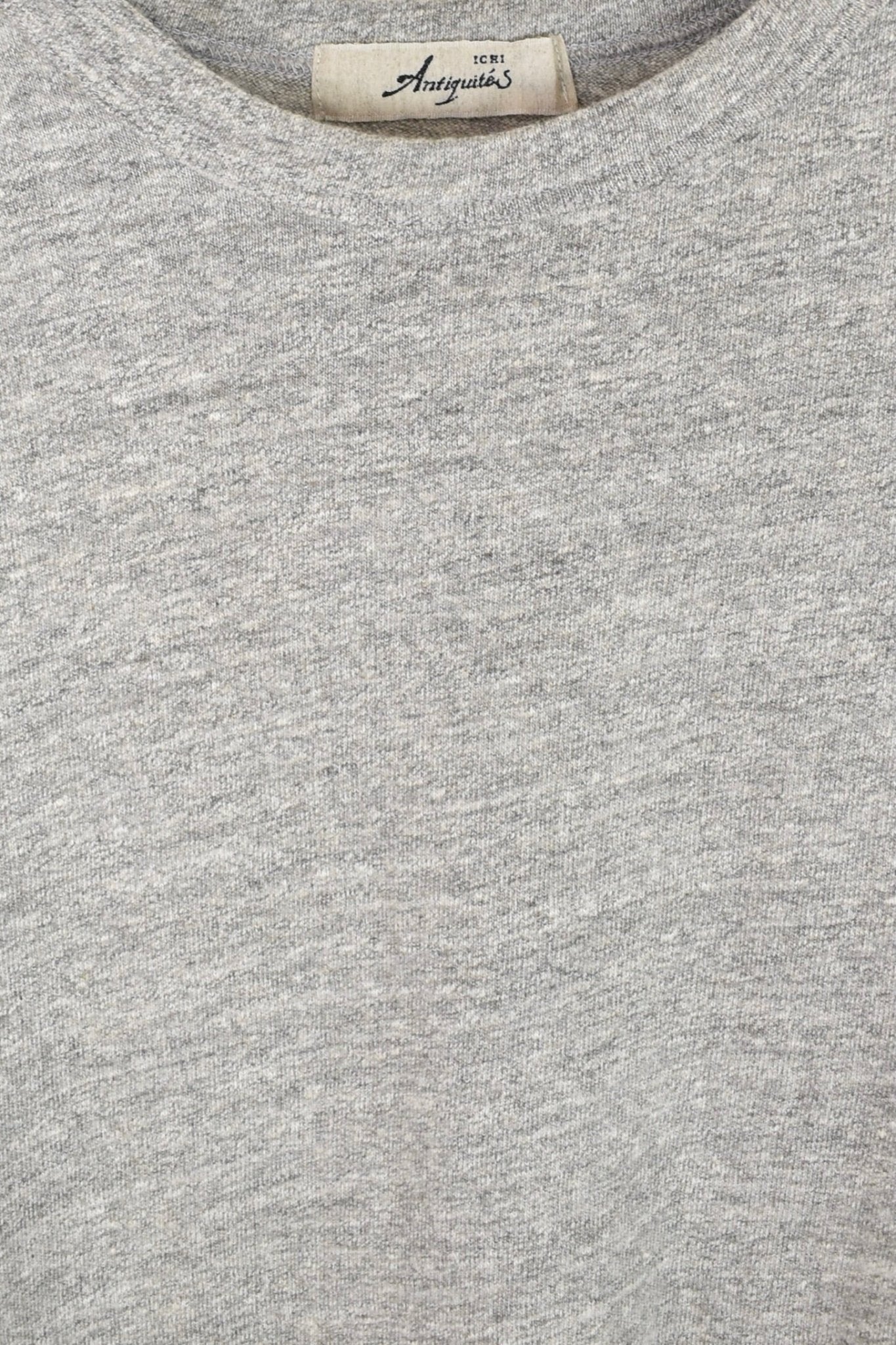 Ichi Antiquités - Cotton Pullover - Gray - YUCCA, ageless fashion, Japanese clothing for women, at the moment clothes.