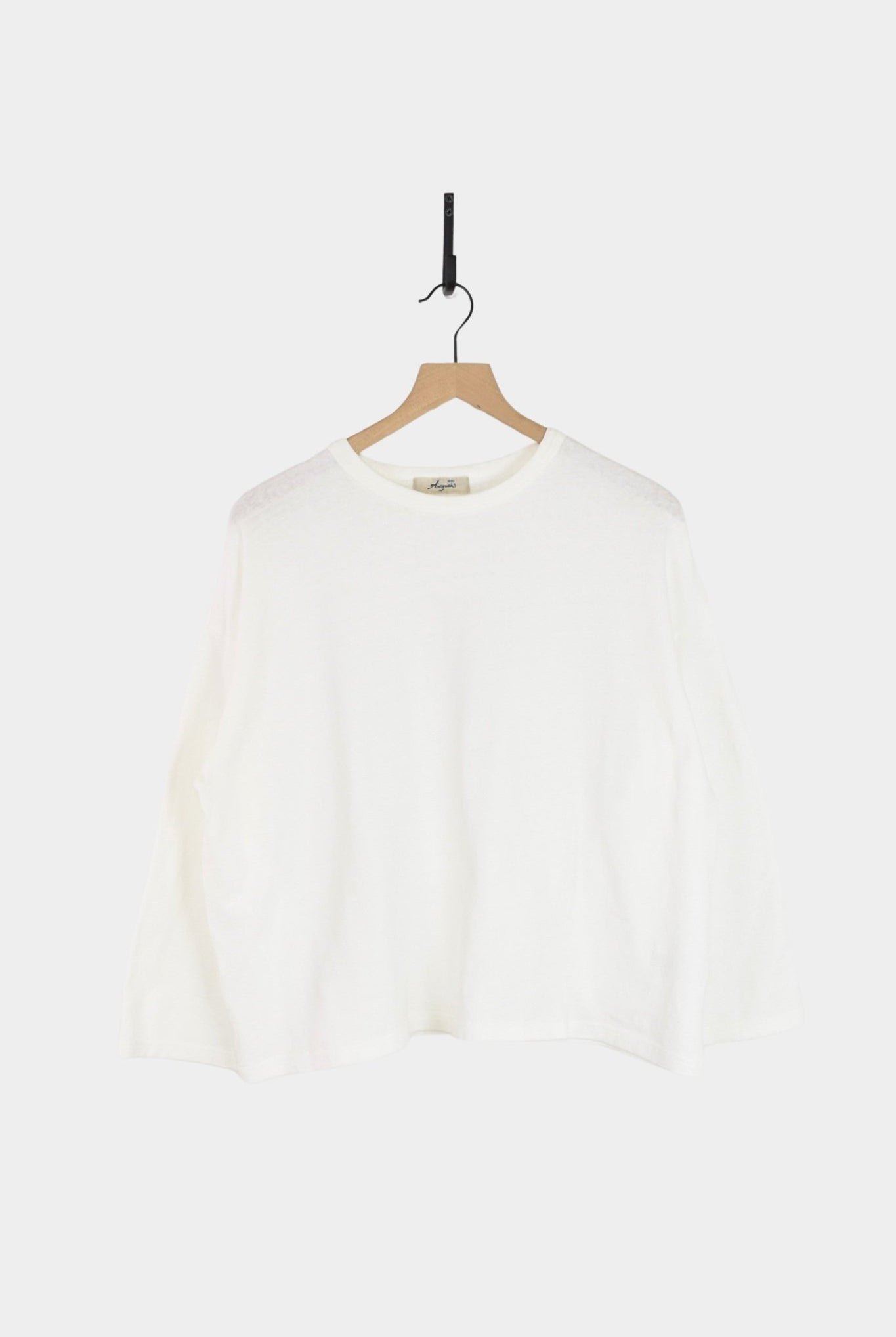 Ichi Antiquités - Cotton Pullover - White - YUCCA, ageless fashion, Japanese clothing for women, at the moment clothes.