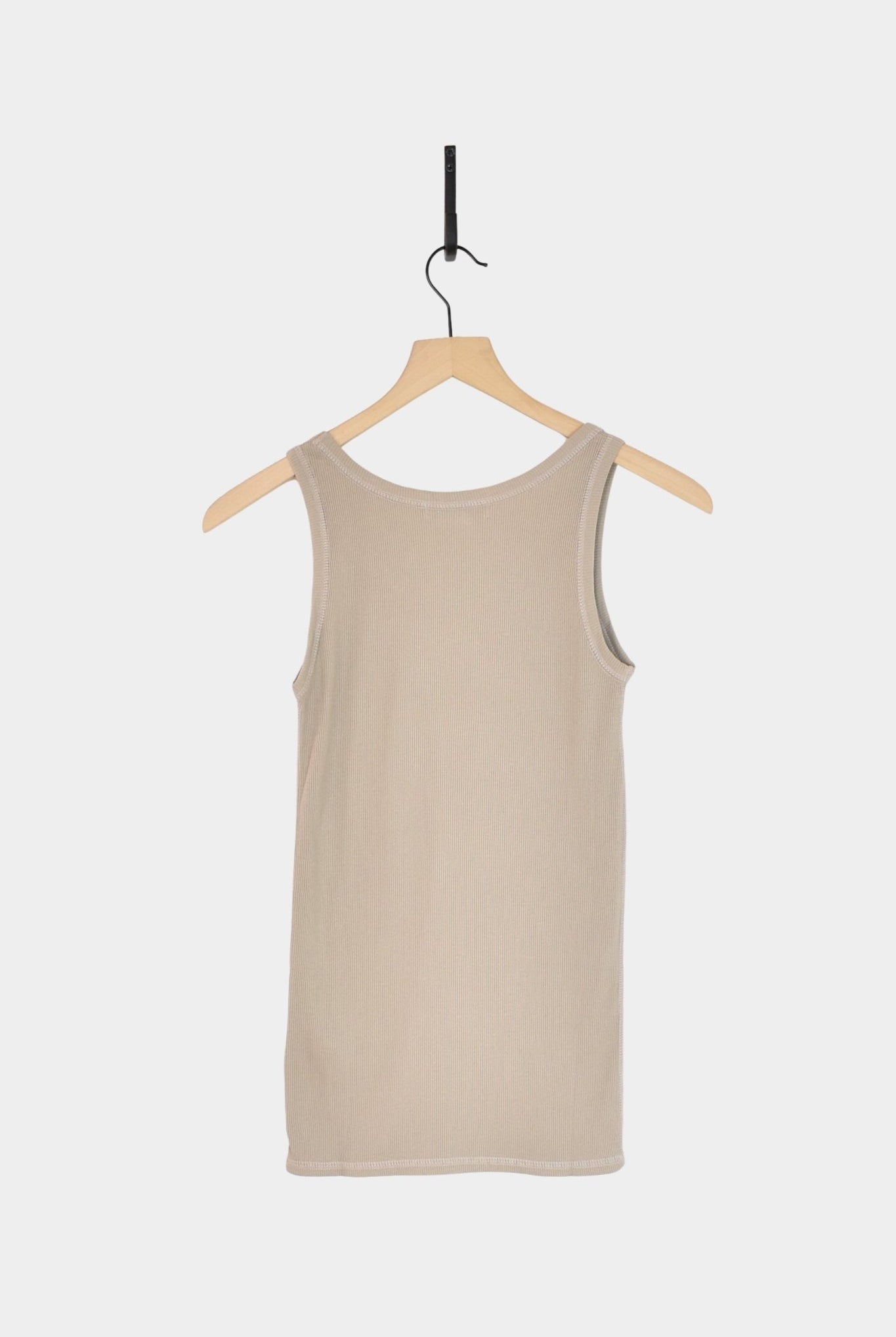 Ichi Antiquites - Cotton Tank Top - Mocha - Tops & Tees - YUCCA, boutiques denver, elevated basics.
