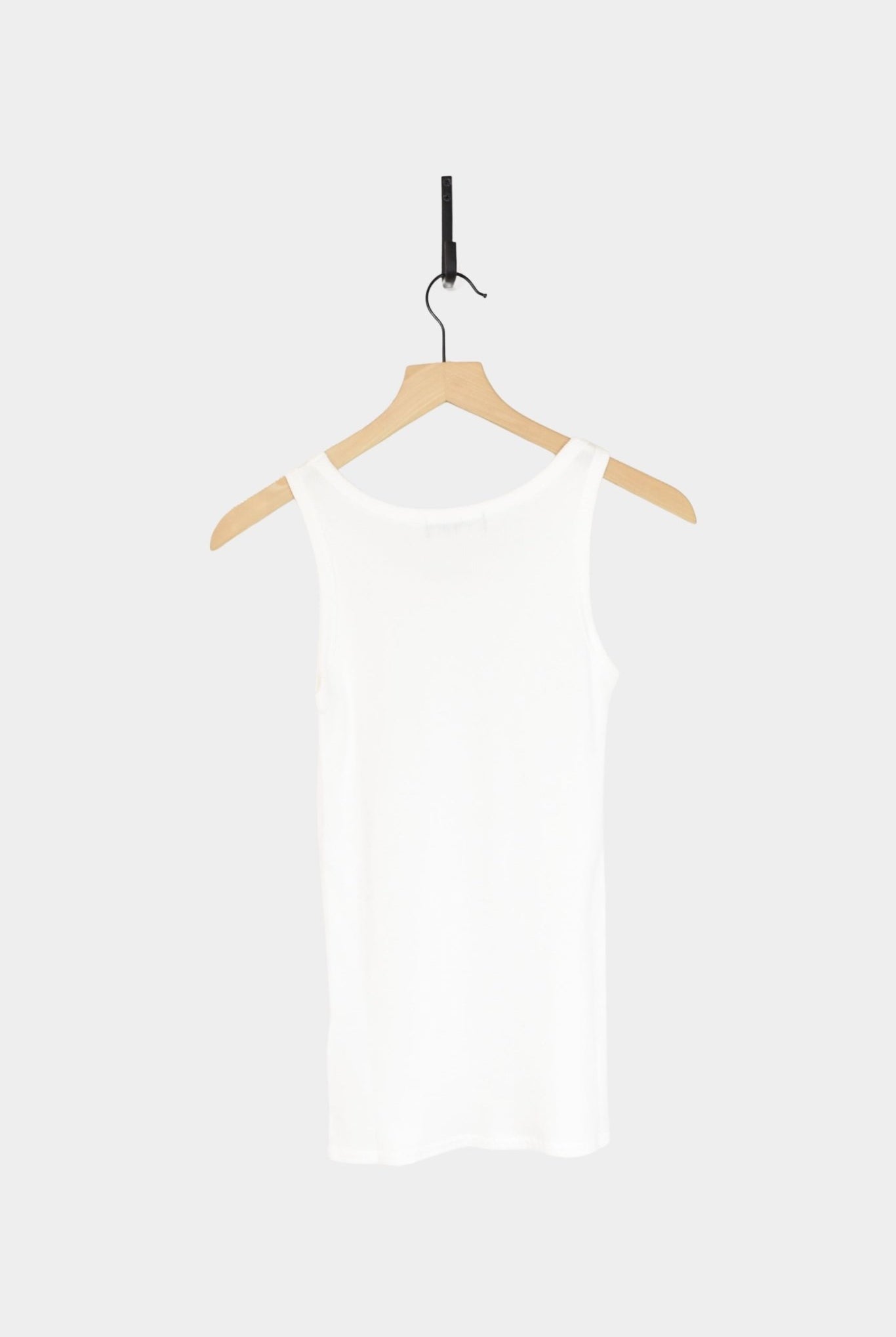 Ichi Antiquites - Cotton Tank Top - White - Tops & Tees - YUCCA, boutiques denver, elevated basics.