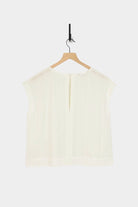 Ichi Antiquités | Dobby Stripes Pullover Blouse In Natural - SHOP YUCCA Shirts & Tops ICHI ANTIQUITÉS - YUCCA, Artistic clothing for women, boutique near me, boutique stores near me, capsule wardrobe, fashion for women over 50.