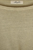 Ichi Antiquités - Natural Hand Dye Crew Neck Pullover - Sage - Shirts & Tops -YUCCA, Yucca store Denver, boutiques near me.