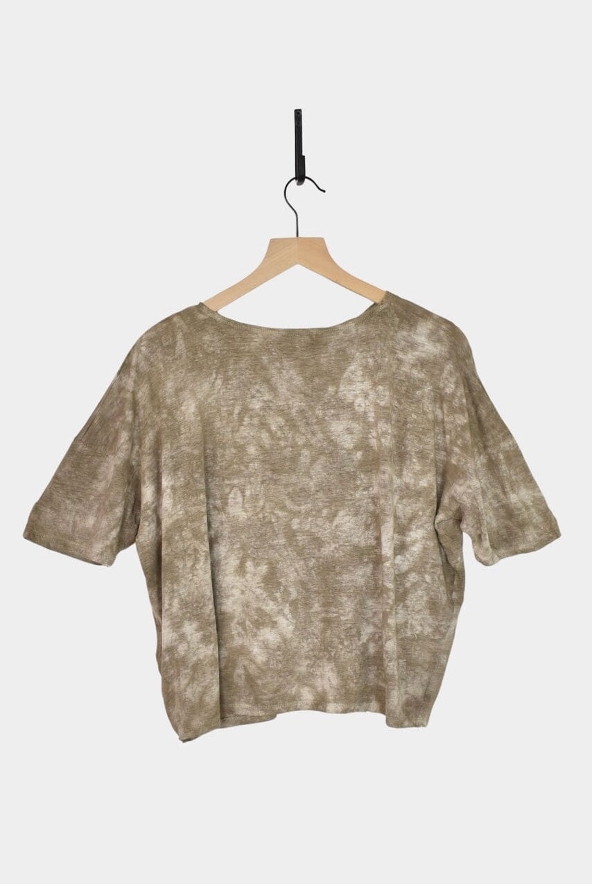Ichi Antiquités | Natural Hand Dye 2Way Pullover In Greige - SHOP YUCCA Shirts & Tops ICHI ANTIQUITÉS - YUCCA, Artistic clothing for women, boutique near me, boutique stores near me, capsule wardrobe, fashion for women over 50.