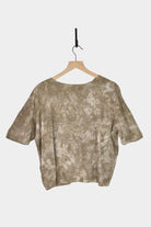 Ichi Antiquités | Natural Hand Dye 2Way Pullover In Greige - SHOP YUCCA Shirts & Tops ICHI ANTIQUITÉS - YUCCA, Artistic clothing for women, boutique near me, boutique stores near me, capsule wardrobe, fashion for women over 50.