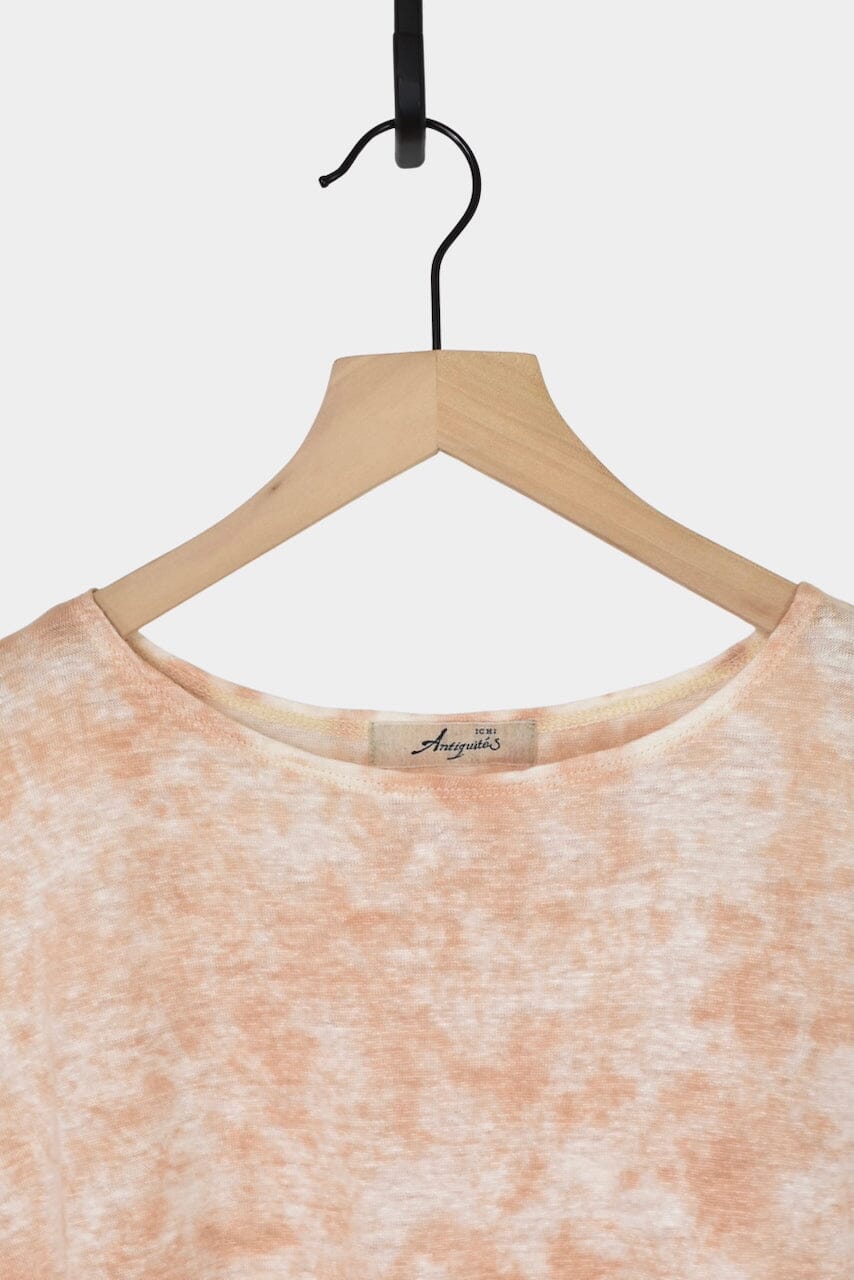 Ichi Antiquités | Natural Hand Dye 2Way Pullover In Light Pink - SHOP YUCCA Shirts & Tops ICHI ANTIQUITÉS - YUCCA, Artistic clothing for women, boutique near me, boutique stores near me, capsule wardrobe, fashion for women over 50.
