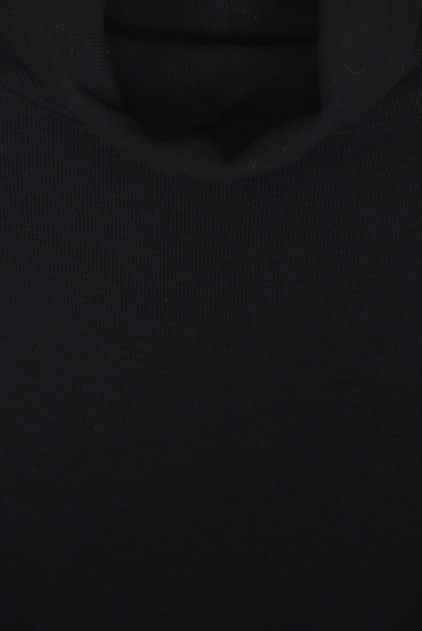 Ichi Antiquités - Rib Turtleneck - Black - YUCCA, ageless fashion, Japanese clothing for women, at the moment clothes.