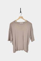 Ichi Antiquités | T-Shirt and Tanktop Set In Beige x Greige - SHOP YUCCA Shirts & Tops ICHI ANTIQUITÉS - YUCCA, Artistic clothing for women, boutique near me, boutique stores near me, capsule wardrobe, fashion for women over 50.