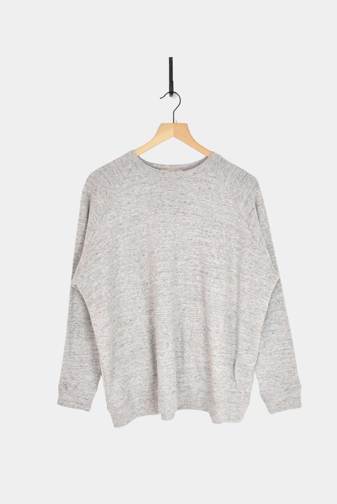 Ichi Antiquites - Thermal Knit Cotton Pullover - Grey - Tops & Tees - YUCCA, ageless fashion, at the moment clothes.