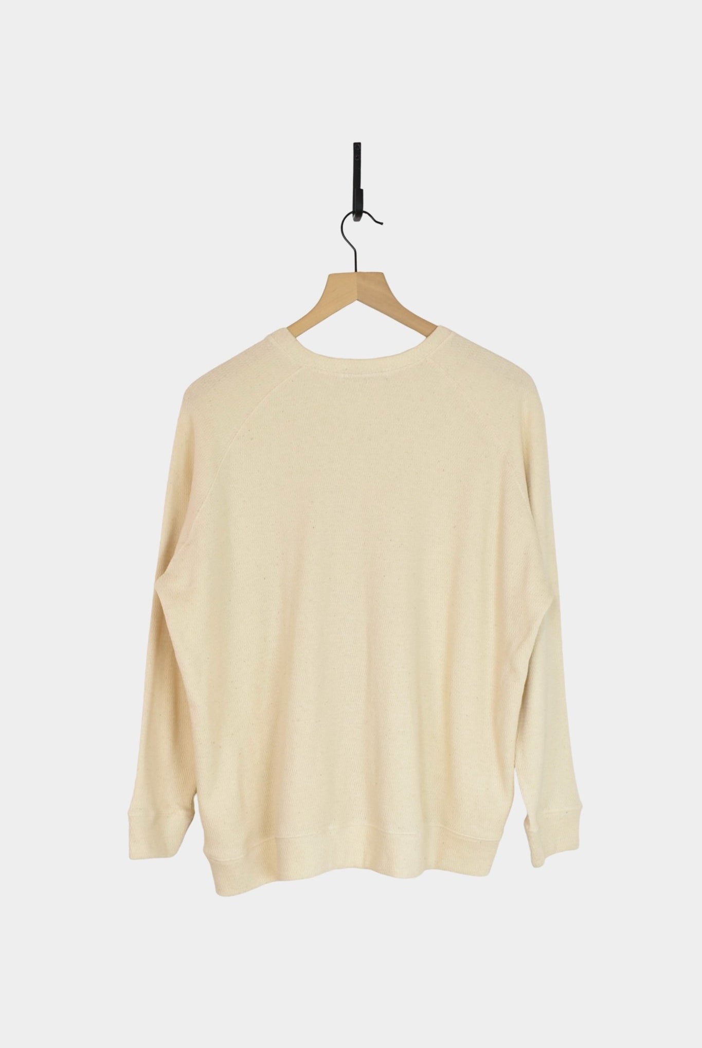 Ichi Antiquites - Thermal Knit Cotton Pullover - Natural - Tops & Tees - YUCCA, ageless fashion, at the moment clothes.