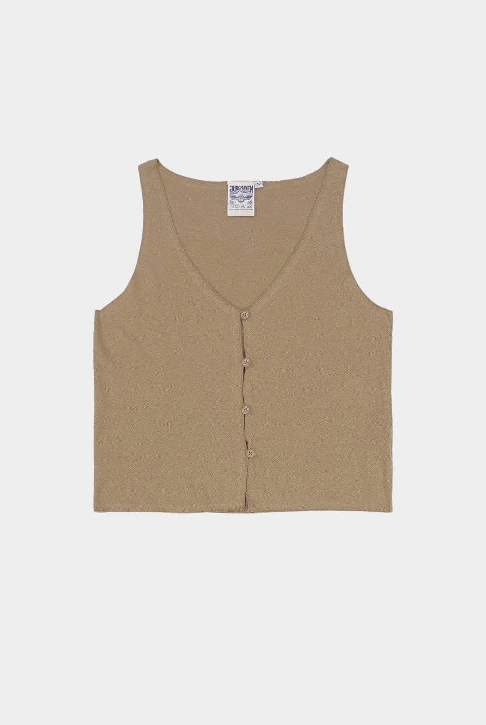 Jungmaven - Anacapa Vest - Coyote - Shirts & Tops - YUCCA, Boutiques denver, stylish tops for women, high quality casual top.