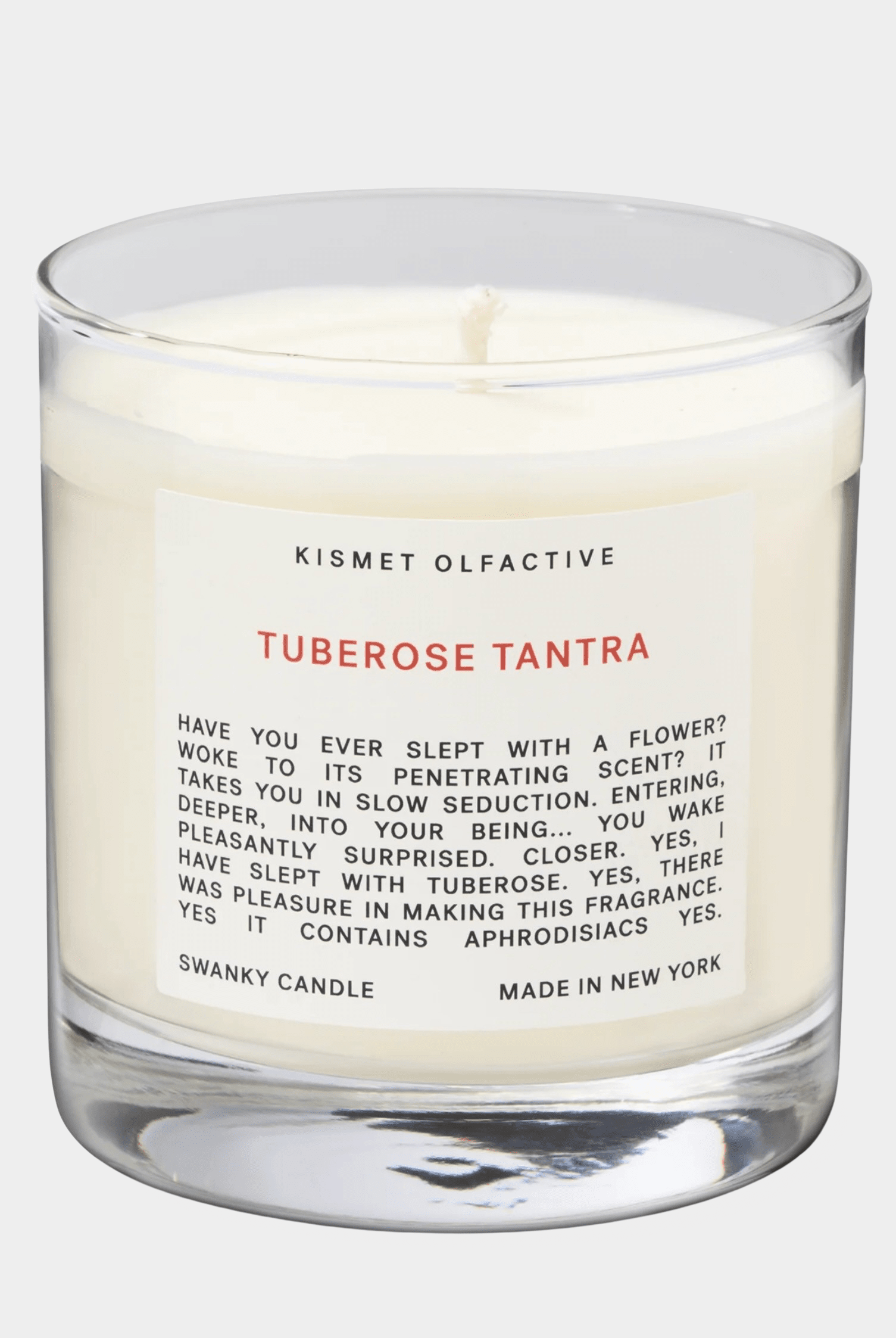 Kismet Olfactive - Tuberose Tantra Candle - Candles - YUCCA, shop local, special gifts, unisex candle, unique candle.
