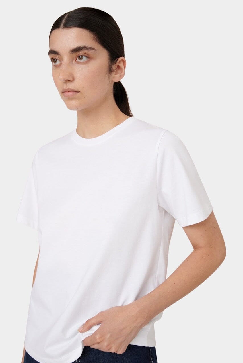 Kowtow - Classic Tee - White - Shirts & Tops - YUCCA, Boutiques Denver, stylish tops for women, high quality casual tops.