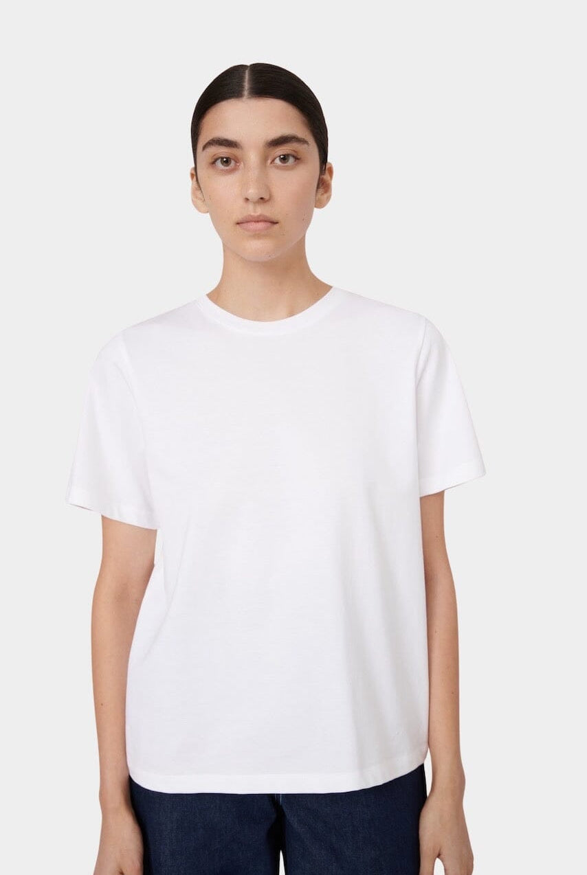 Kowtow - Classic Tee - White - Shirts & Tops - YUCCA, Boutiques Denver, stylish tops for women, high quality casual tops.