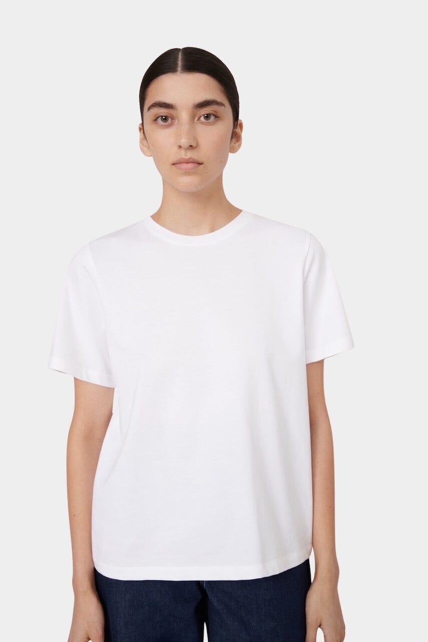 Kowtow - Classic Tee - White - Shirts & Tops - YUCCA, Boutiques Denver, stylish tops for women, high quality casual tops.