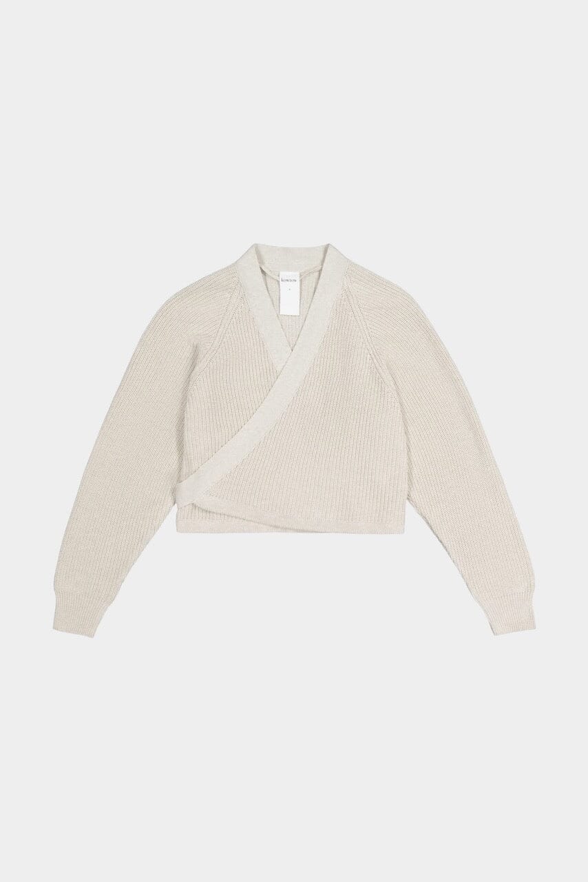 Kowtow | Composure Cardigan In Oat Melange - SHOP YUCCA Cardigan KOWTOW - YUCCA