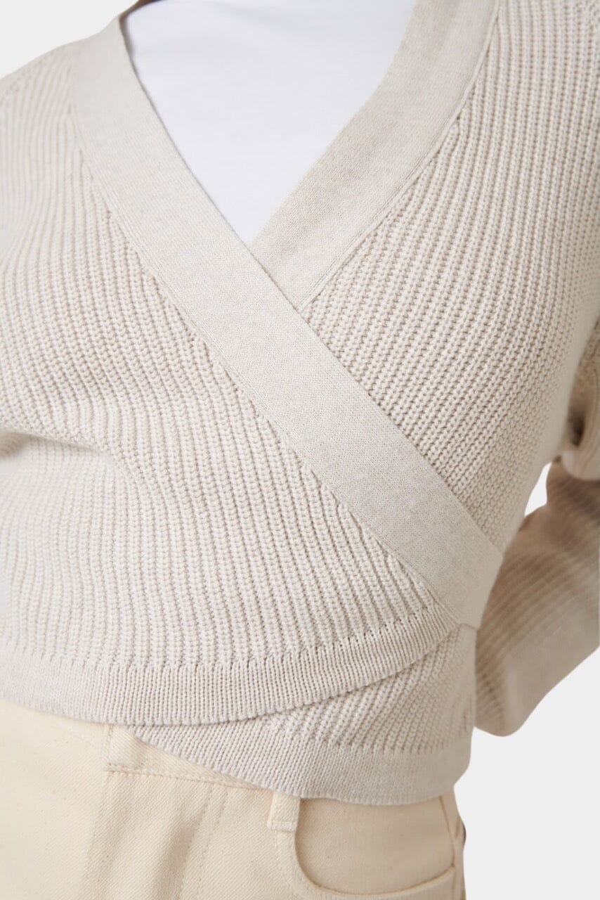 Kowtow | Composure Cardigan In Oat Melange - SHOP YUCCA Cardigan KOWTOW - YUCCA